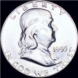 1955 Franklin Half Dollar CLOSELY UNCIRCULATED