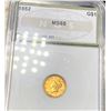 Image 1 : 1852 Rare Gold Dollar NGS - MS65