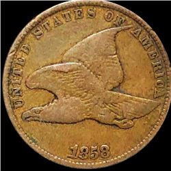 1858 Flying Eagle Cent NICELY CIRCULATED