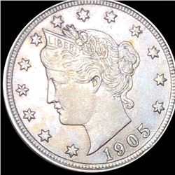 1905 Liberty Victory Nickel ABOUT UNCIRCULATED