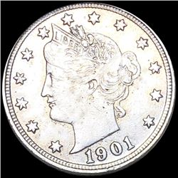 1901 Liberty Victory Nickel LIGHTLY CIRCULATED