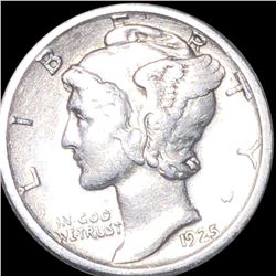1925-S Mercury Silver Dime ABOUT UNCIRCULATED