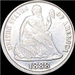 1888-S Seated Liberty Dime XF+/AU