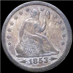 1853 Seated Liberty Quarter LIGHTLY CIRCULATED