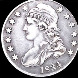 1834 Capped Bust Half Dollar XF