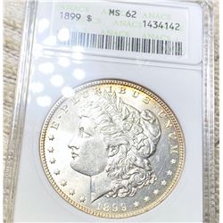 1899 Morgan Silver Dollar ANACS - MS62