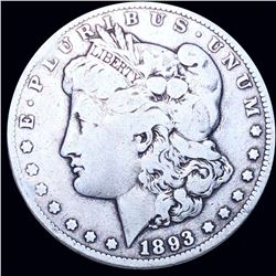 1893-CC Morgan Silver Dollar NICELY CIRCULATED