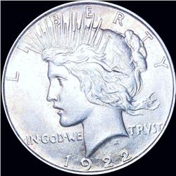 1922 Silver Peace Dollar UNCIRCULATED