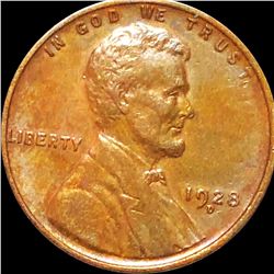 1928-D Lincoln Wheat Penny UNCIRCULATED