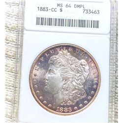 1883-CC Morgan Silver Dollar ANACS - MS 64 DMPL