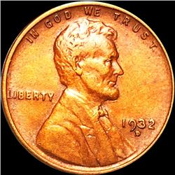 1932-D Lincoln Wheat Penny CLOSELY UNCIRCULATED
