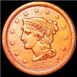 1856 Braided Hair Large Cent XF