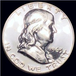 1963 Franklin Half Dollar GEM PROOF