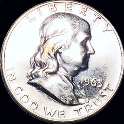 1963 Franklin Half Dollar CHOICE PROOF