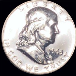 1963 Franklin Half Dollar CHOICE PROOF
