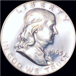 1963 Franklin Half Dollar GEM PROOF