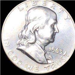 1963 Franklin Half Dollar CHOICE PROOF