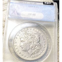1884-S Morgan Silver Dollar ANACS - EF45