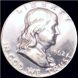 1962 Franklin Half Dollar GEM PROOF
