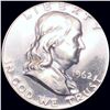 Image 1 : 1962 Franklin Half Dollar GEM PROOF