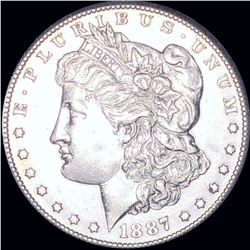 1887-S Morgan Silver Dollar CLOSELY UNCIRCULATED