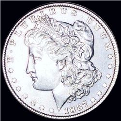 1887 Morgan Silver Dollar CLOSELY UNCIRCULATED