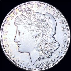 1921-S Morgan Silver Dollar ABOUT UNCIRCULATED
