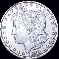 1904 Morgan Silver Dollar NEARLY UNCIRCULATED