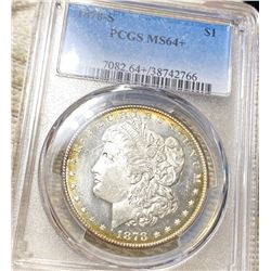 1878-S Morgan Silver Dollar PCGS - MS64+