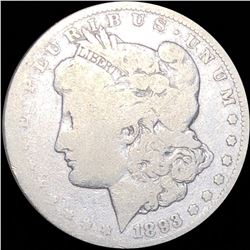 1893-CC Morgan Silver Dollar NICELY CIRCULATED