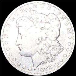 1891-S Morgan Silver Dollar NICELY CIRCULATED
