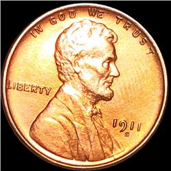 1911-S Lincoln Wheat Penny UNCIRCULATED