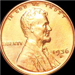 1936-S Lincoln Wheat Penny UNCIRCULATED