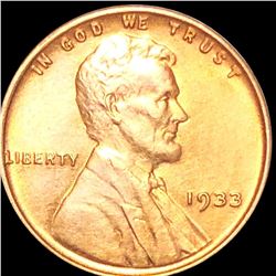 1933 Lincoln Wheat Penny UNCIRCULATED