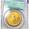 Image 1 : 1924 $20 Gold Double Eagle PCGS - MS64