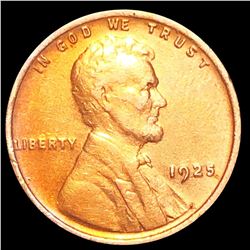 1925 Lincoln Wheat Penny ABOUT UNCIRCULATED