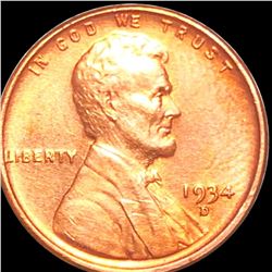 1934-D Lincoln Wheat Penny UNCIRCULATED
