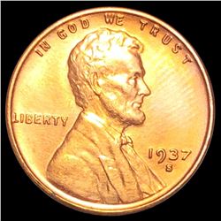 1937-S Lincoln Wheat Penny UNCIRCULATED