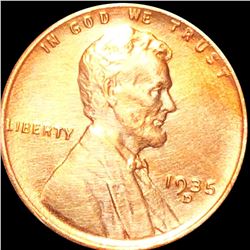 1935-D Lincoln Wheat Penny CLOSELY UNCIRCULATED