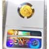 Image 2 : 1929 $2.50 Gold Quarter Eagle NGC - MS63
