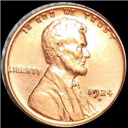 1924-D Lincoln Wheat Penny UNCIRCULATED