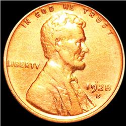 1928-S Lincoln Wheat Penny CLOSELY UNCIRCULATED