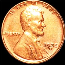 1935-S Lincoln Wheat Penny CLOSELY UNCIRCULATED
