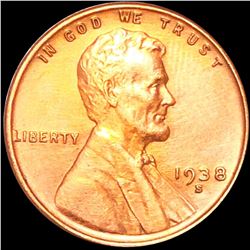 1938-S Lincoln Wheat Penny UNCIRCULATED