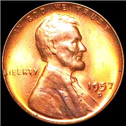 1957-D Lincoln Wheat Penny UNCIRCULATED