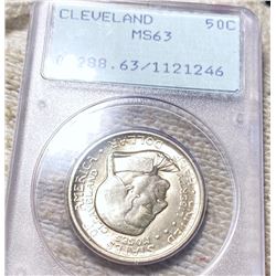 1936 Cleveland Half Dollar PCGS - MS63