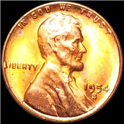 1954-S Lincoln Wheat Penny UNCIRCULATED