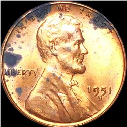 1951-S Lincoln Wheat Penny UNCIRCULATED
