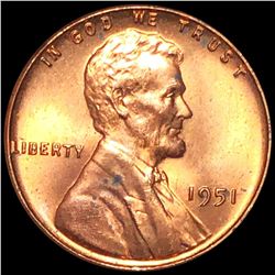 1951 Lincoln Wheat Penny UNCIRCULATED