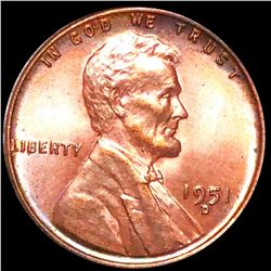 1951-D Lincoln Wheat Penny UNCIRCULATED